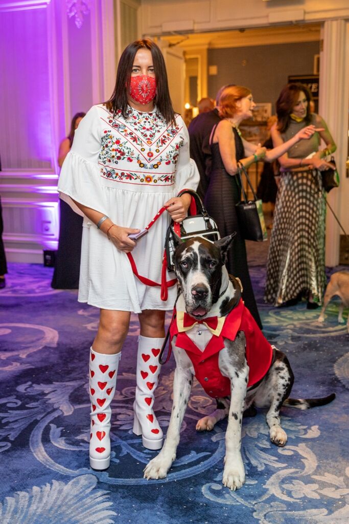 Magdalena Huk with pup Chicago.